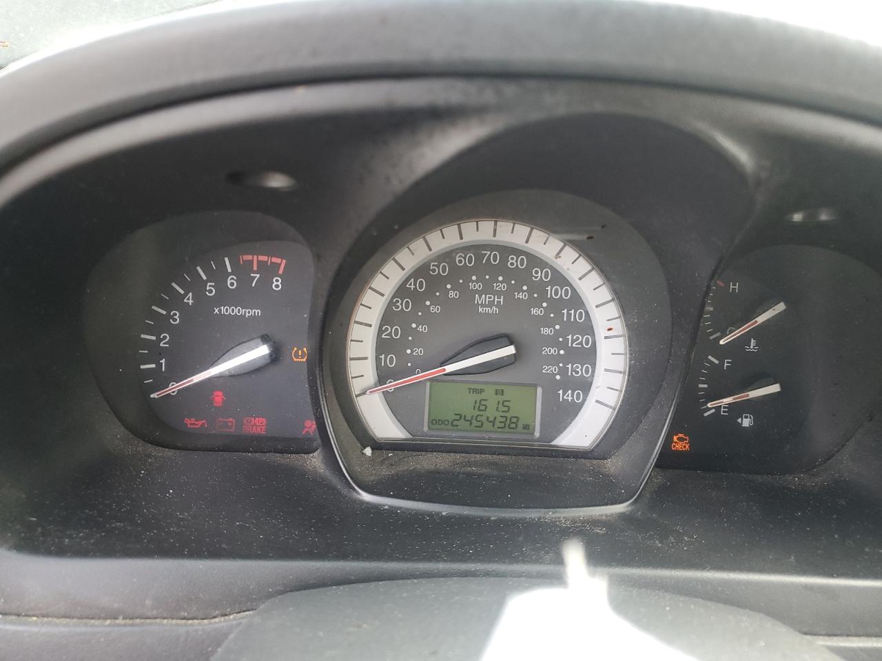 2007 Kia Spectra Ex VIN: KNAFE121775462055 Lot: 71268575