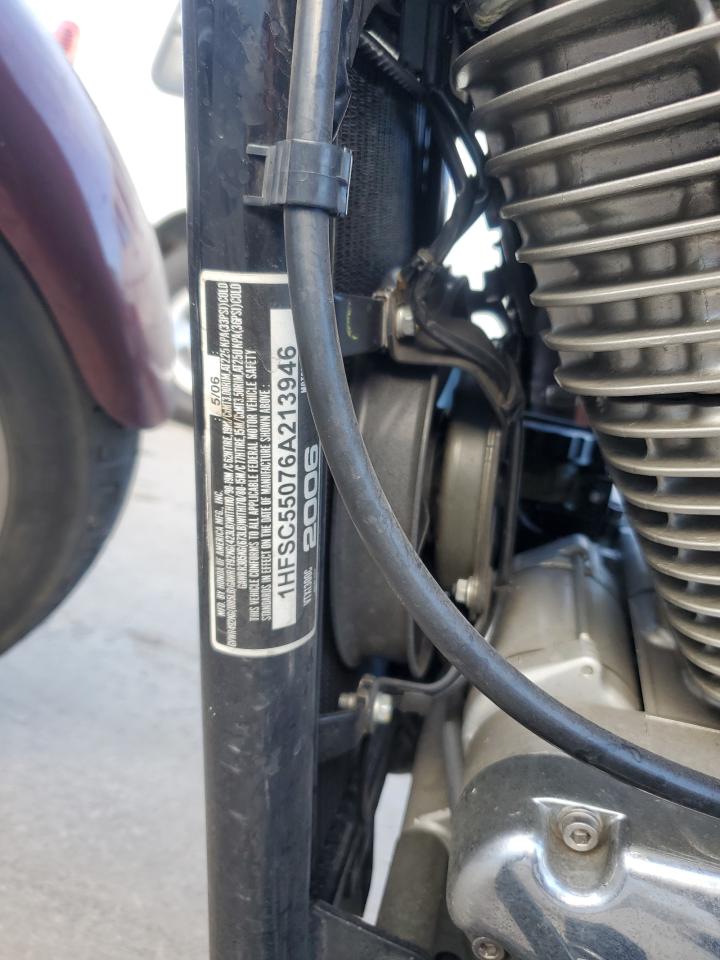 2006 Honda Vtx1300 C VIN: 1HFSC55076A213946 Lot: 84029955
