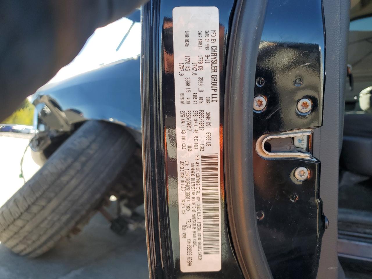 2012 Dodge Ram 1500 Slt VIN: 1C6RD7GP4CS139314 Lot: 81266275