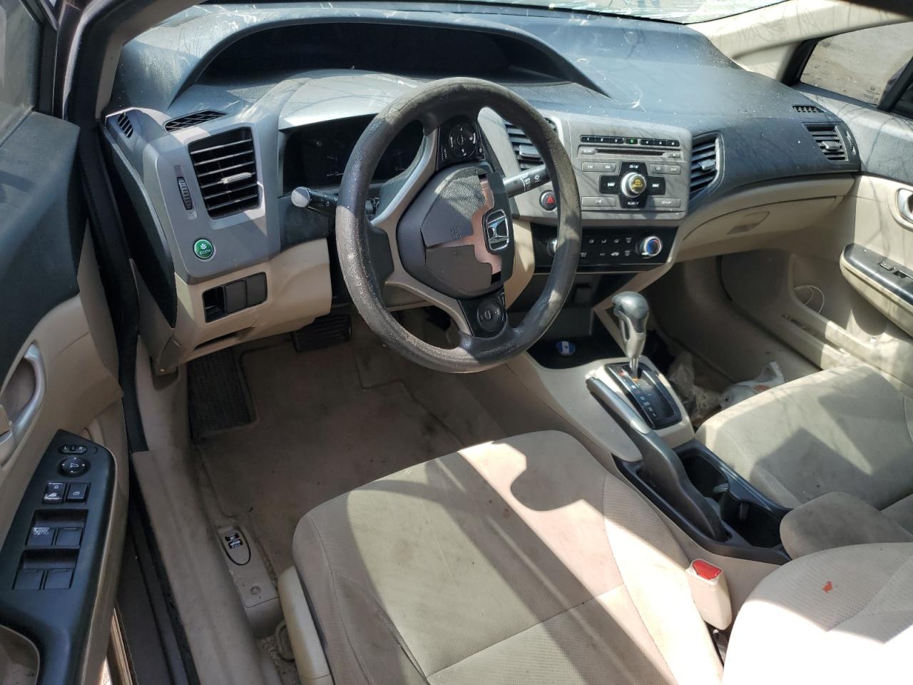 2012 Honda Civic Lx VIN: 19XFB2F50CE343437 Lot: 80808645