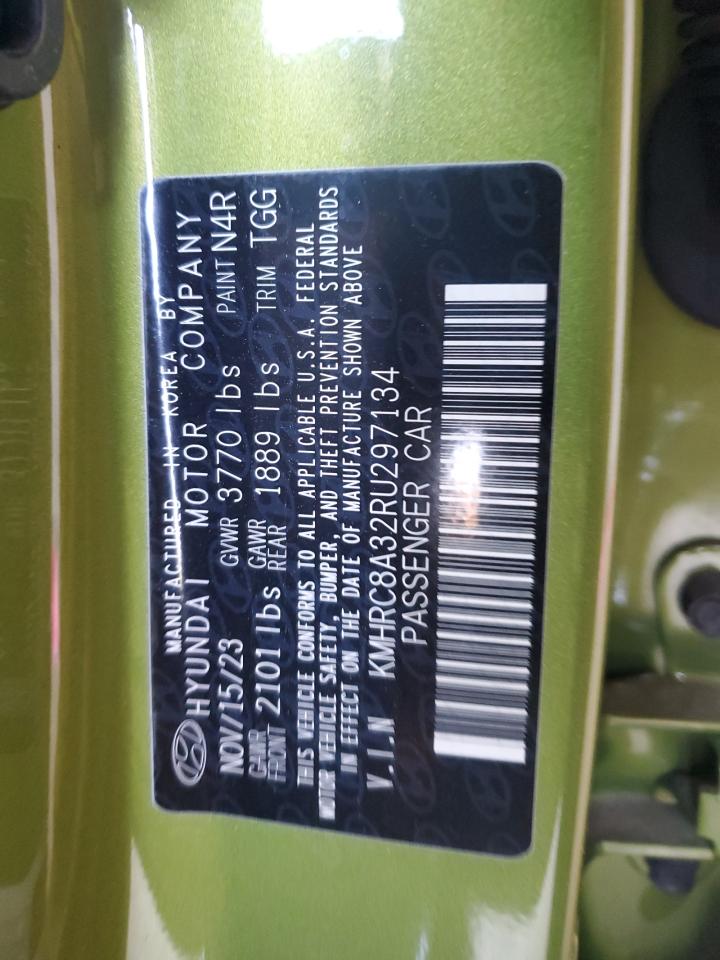 2024 Hyundai Venue Sel VIN: KMHRC8A32RU297134 Lot: 72012835