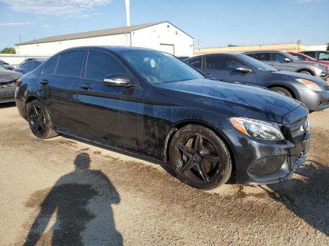 Sedans MERCEDES-BENZ C-CLASS 2015 Czarny