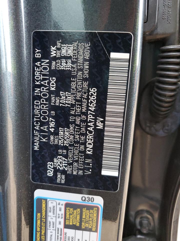 2023 Kia Seltos Ex VIN: KNDERCAA7P7462626 Lot: 81760515