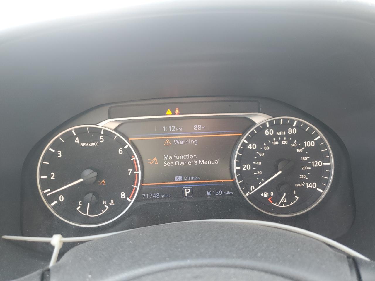 2022 Nissan Altima Sr VIN: 1N4BL4CV7NN355276 Lot: 71012915