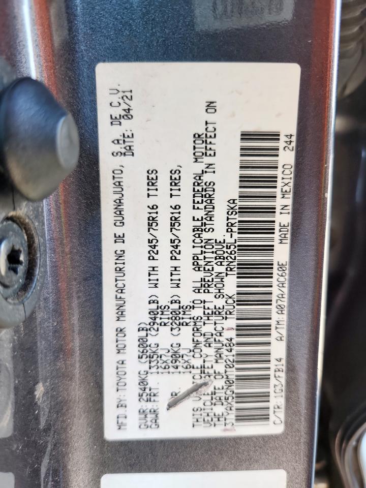 2021 Toyota Tacoma Double Cab VIN: 3TYAX5GN0MT021484 Lot: 80461045