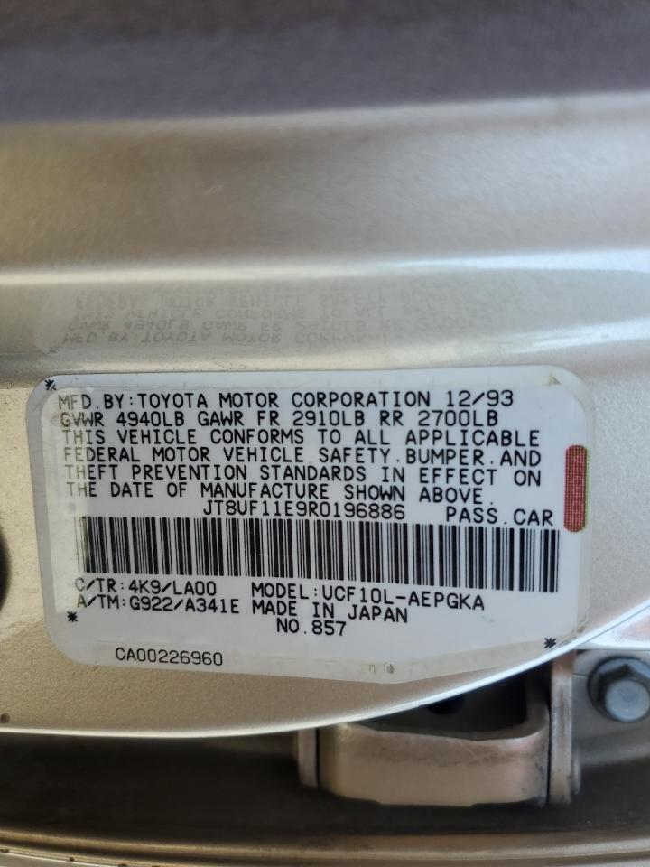 1994 Lexus Ls 400 VIN: JT8UF11E9R0196886 Lot: 71358405