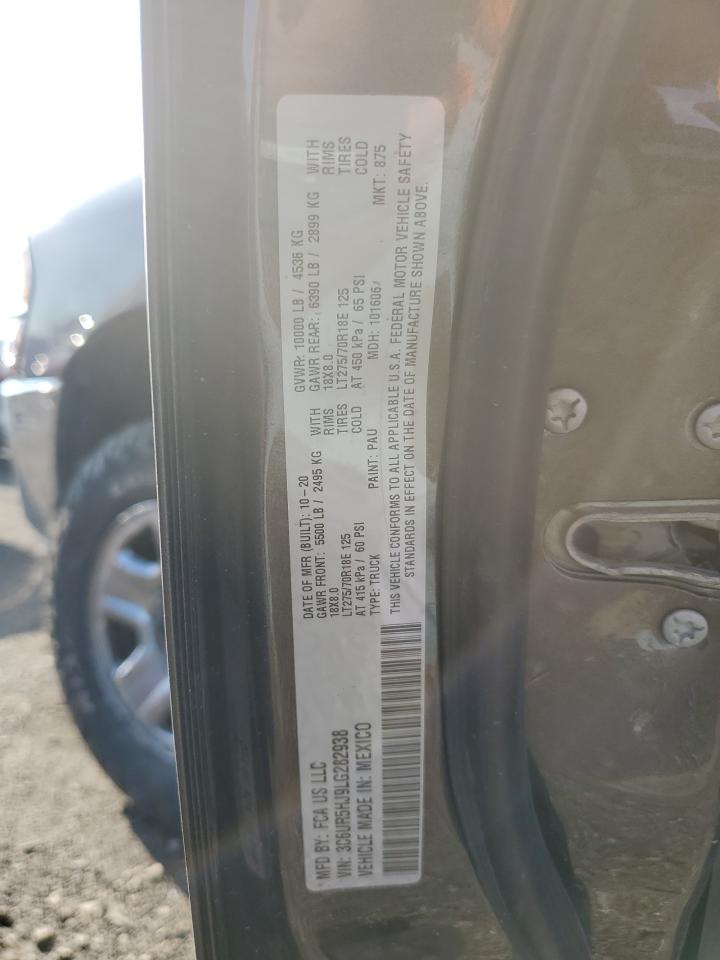 2020 Ram 2500 Tradesman VIN: 3C6UR5HJ9LG282938 Lot: 81079355