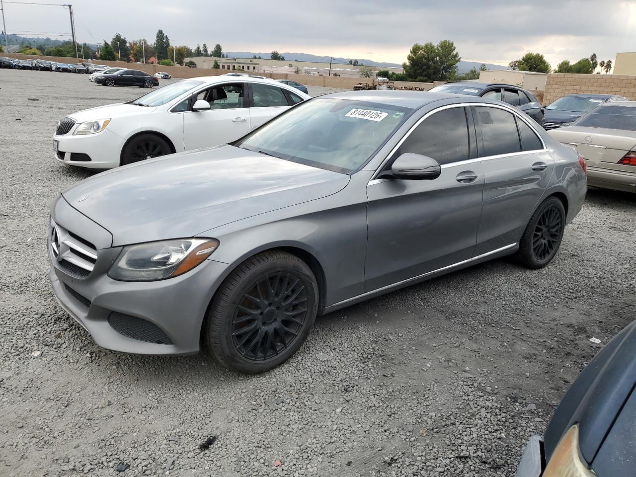 2016 Mercedes-Benz C 300 grey sedan gas 55SWF4JB3GU098810 photo #1