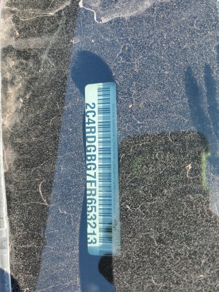 2015 Dodge Grand Caravan Se VIN: 2C4RDGBG7FR653213 Lot: 80842865