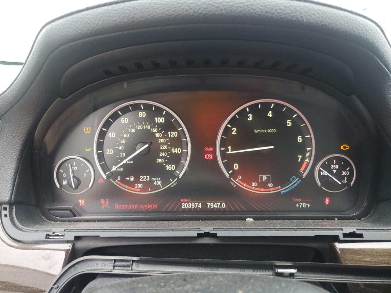 2012 BMW 740 Li VIN: WBAKB4C57CC575763 Lot: 81895775