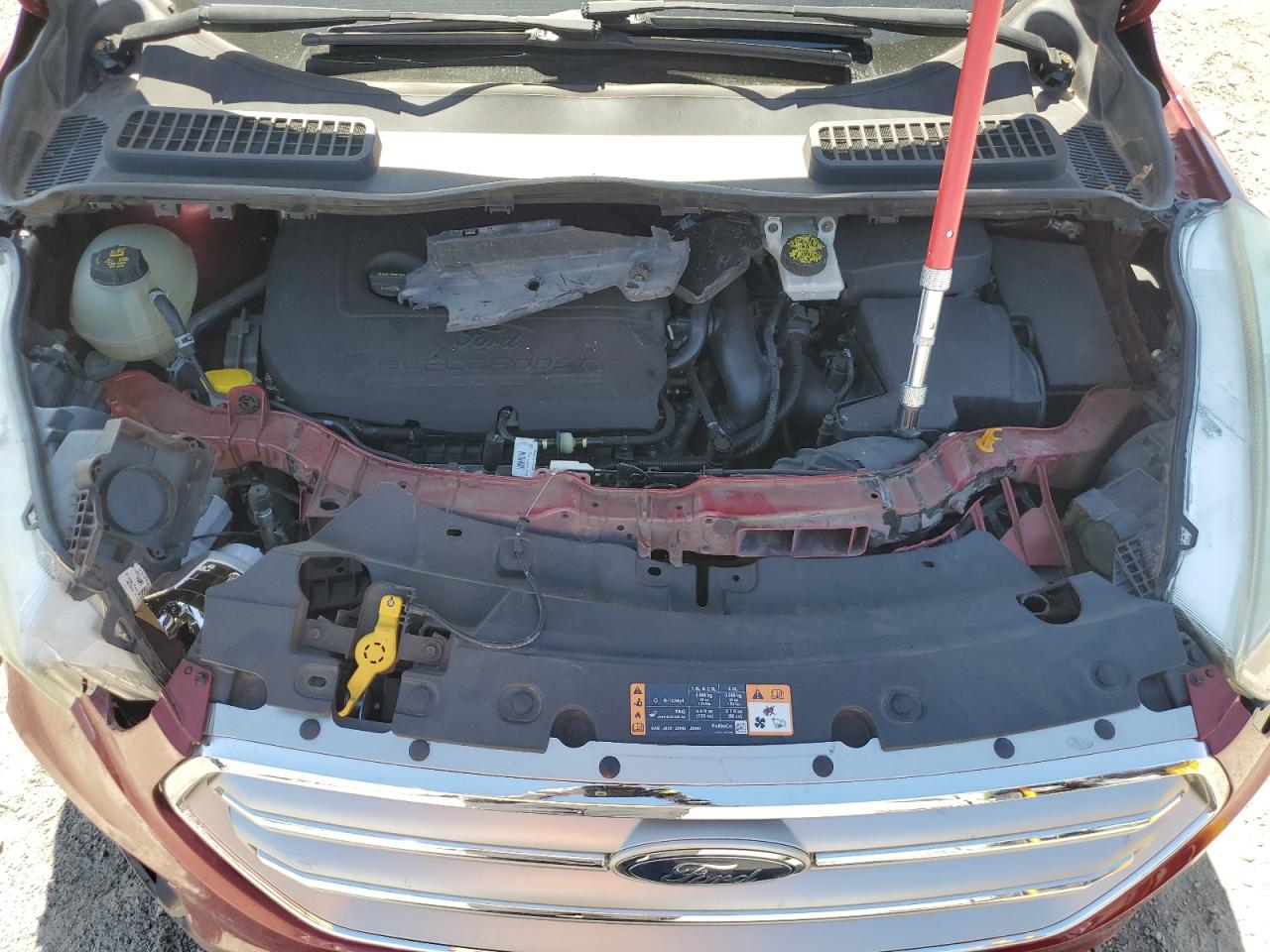 2017 Ford Escape Se VIN: 1FMCU0GD3HUB44698 Lot: 80564435