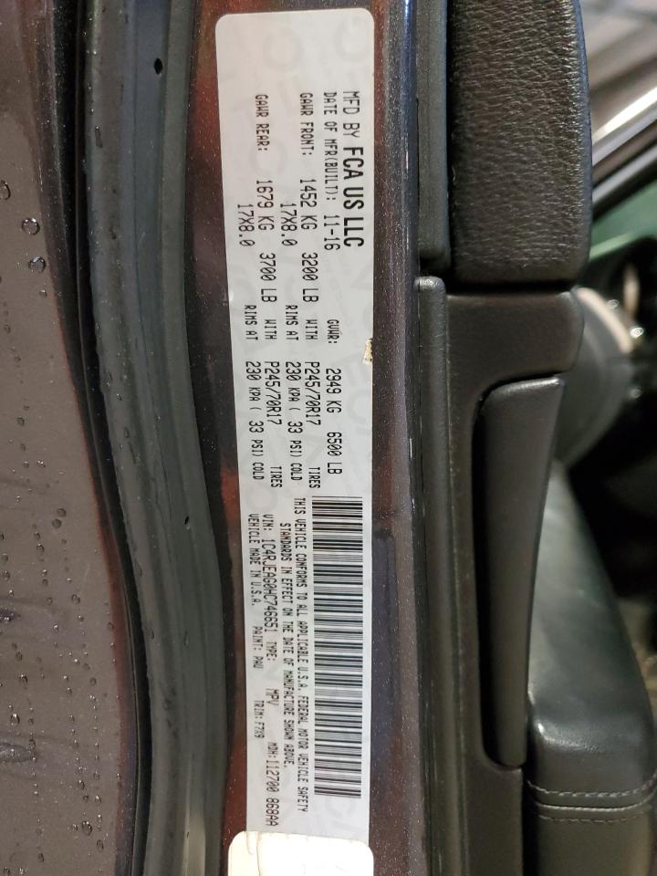 2017 Jeep Grand Cherokee Laredo VIN: 1C4RJEAG0HC746651 Lot: 70644395