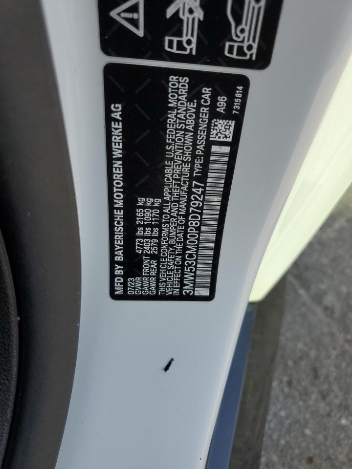 2023 BMW M240Xi VIN: 3MW53CM00P8D79247 Lot: 80359005