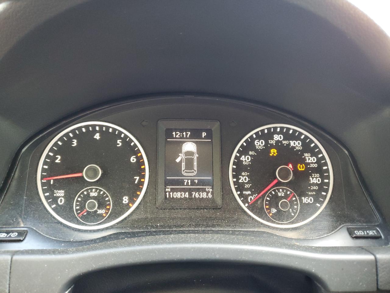 2016 Volkswagen Tiguan S VIN: WVGBV7AX7GW534386 Lot: 71603405