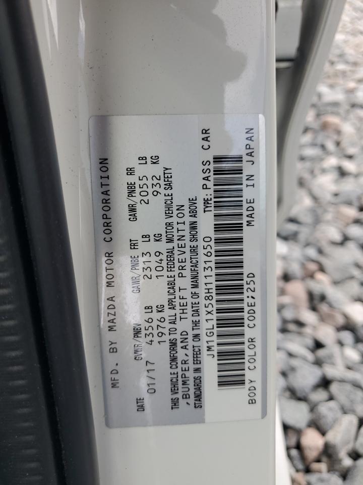 2017 Mazda 6 Grand Touring VIN: JM1GL1X58H1131650 Lot: 80996615