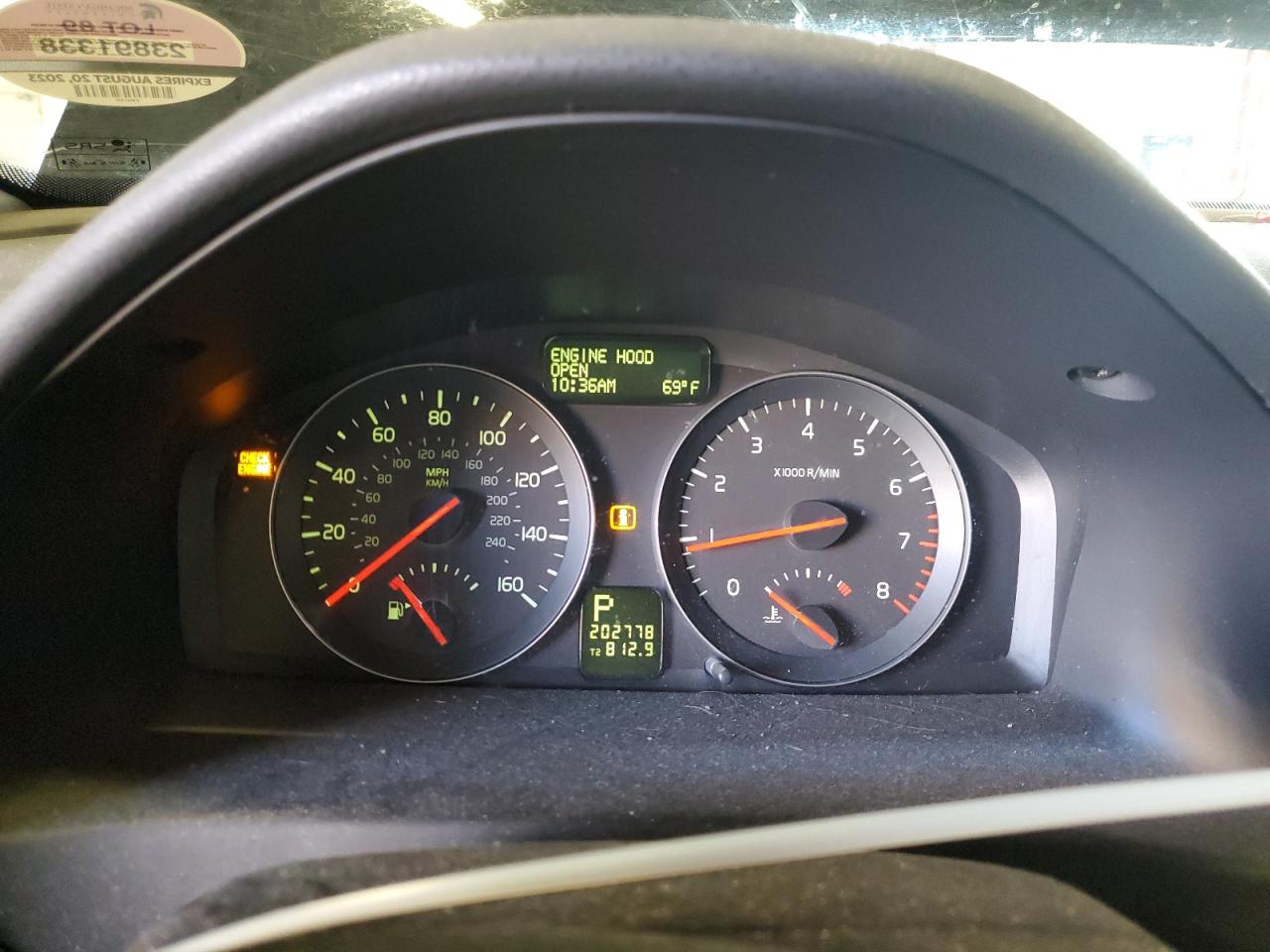 2009 Volvo V50 2.4I VIN: YV1MW390592496719 Lot: 81075285