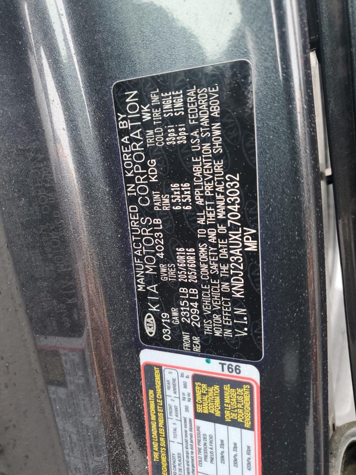 2020 Kia Soul Lx VIN: KNDJ23AUXL7043032 Lot: 71915355