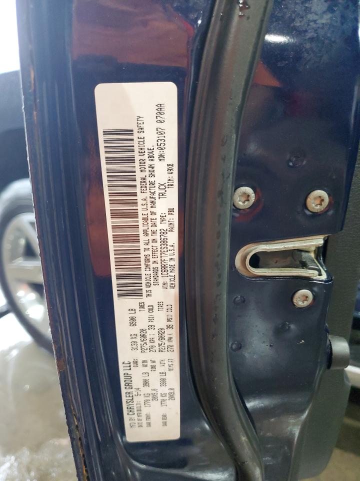 2014 Ram 1500 St VIN: 1C6RR7FT7ES386782 Lot: 84033325