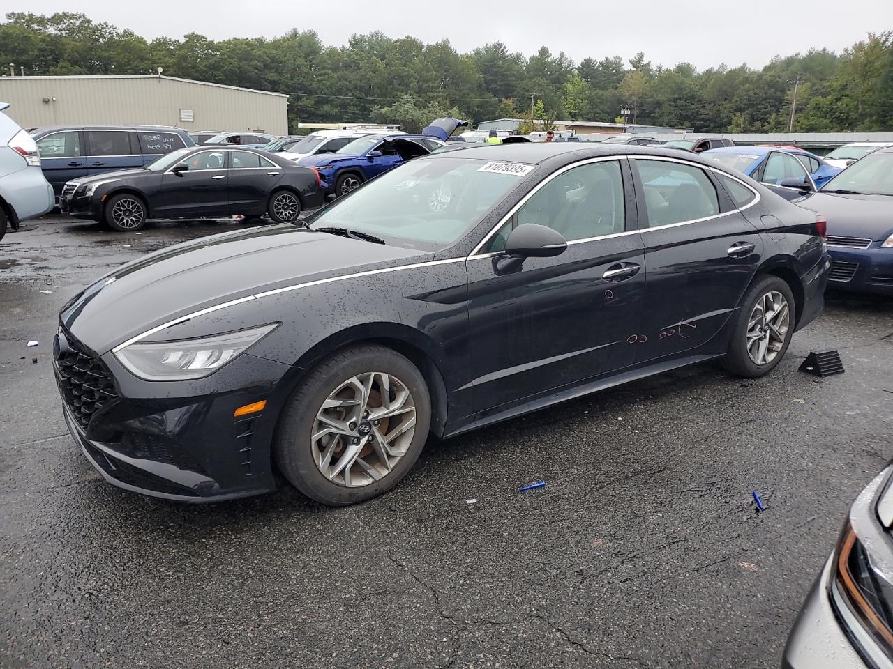 2020 HYUNDAI SONATA BLACK VIN: 5NPEF4JAXLH032321