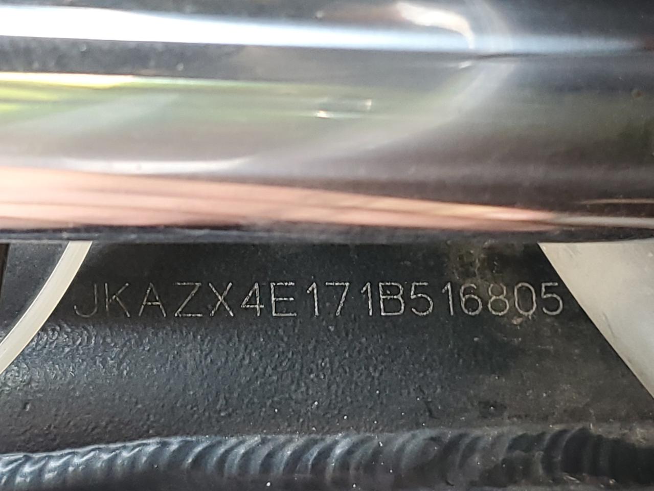 2001 Kawasaki Zx600 E VIN: JKAZX4E171B516805 Lot: 80312045