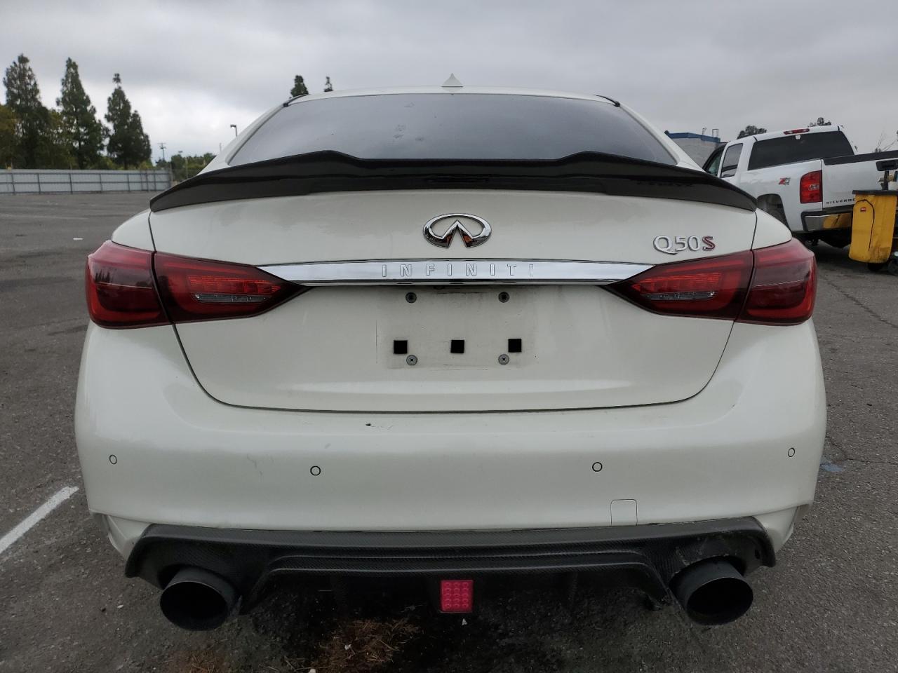 2019 Infiniti Q50 Red Sport 400 VIN: JN1FV7APXKM760662 Lot: 80225485