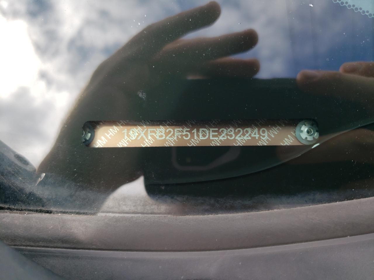 2013 Honda Civic Lx VIN: 19XFB2F51DE232249 Lot: 81942545