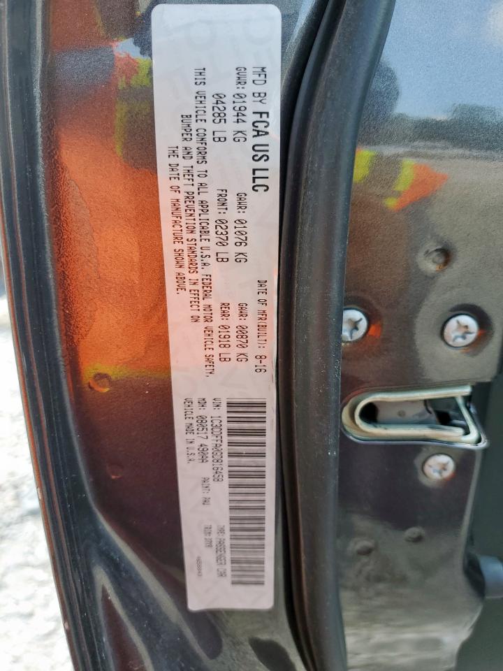 2016 Dodge Dart Sxt Sport VIN: 1C3CDFFA0GD816458 Lot: 71003585