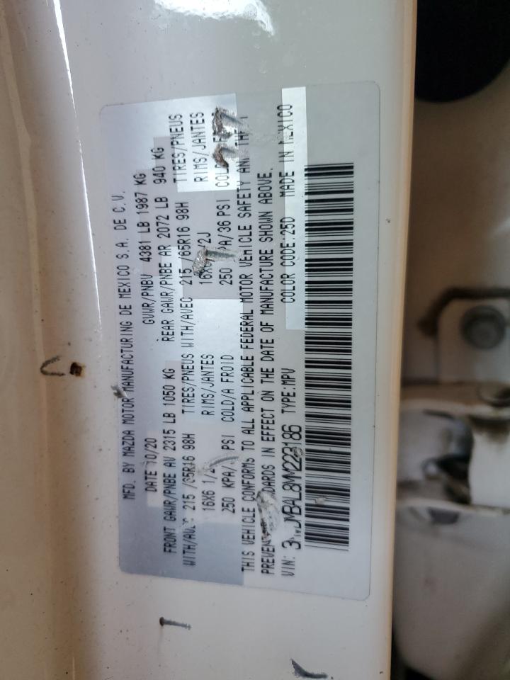 2021 Mazda Cx-30 VIN: 3MVDMBAL8MM223186 Lot: 71002145