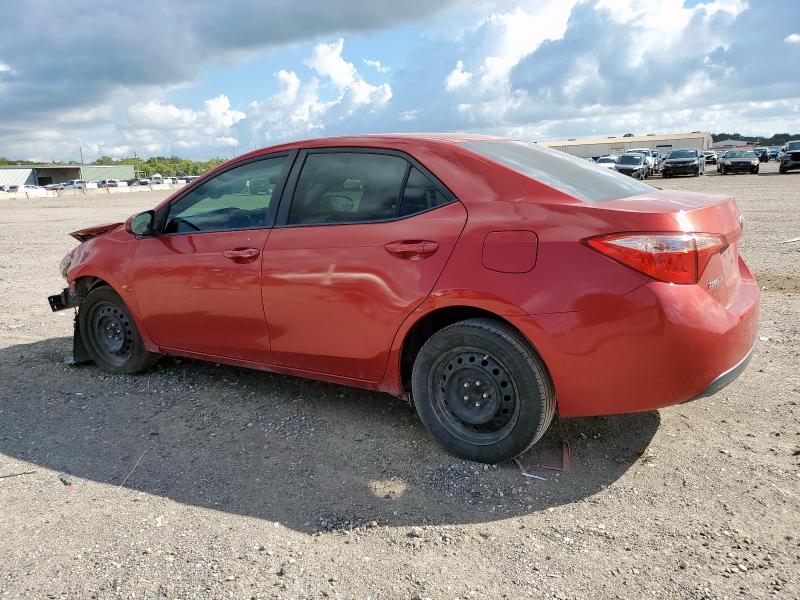  TOYOTA COROLLA 2017 Красный