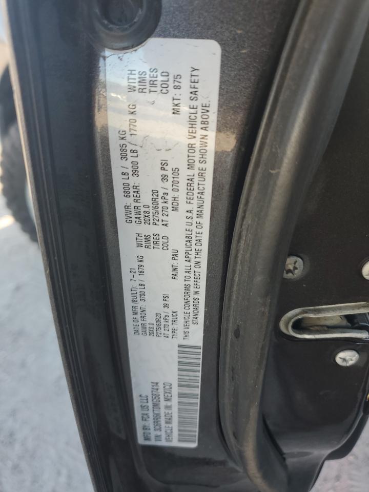 2021 Ram 1500 Classic Tradesman VIN: 3C6RR6KT0MG587414 Lot: 81664345