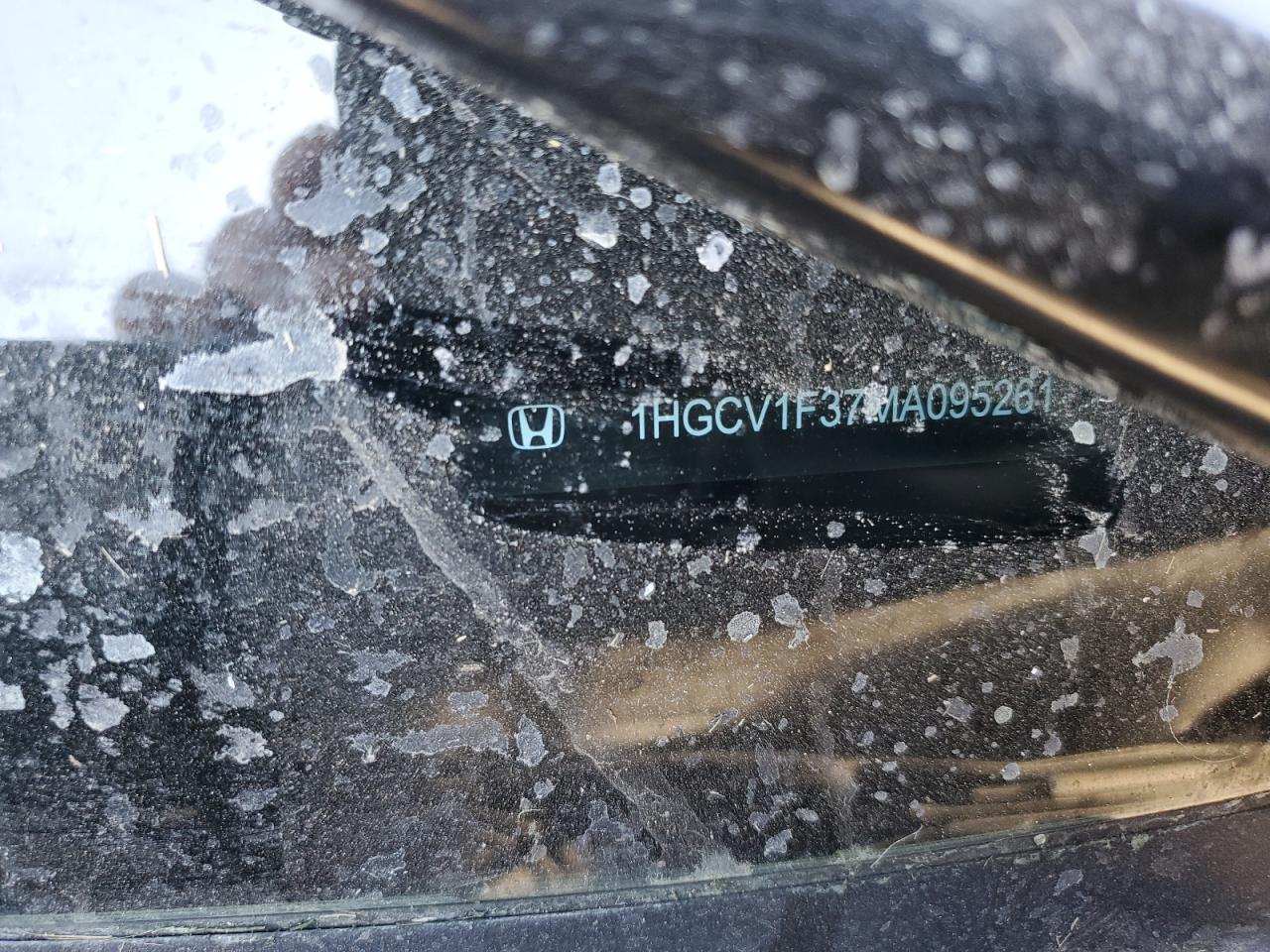 2021 Honda Accord Sport VIN: 1HGCV1F37MA095261 Lot: 80657545