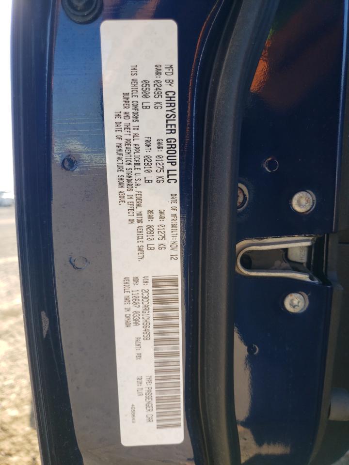 2013 Chrysler 300 VIN: 2C3CCARG1DH564658 Lot: 84033735