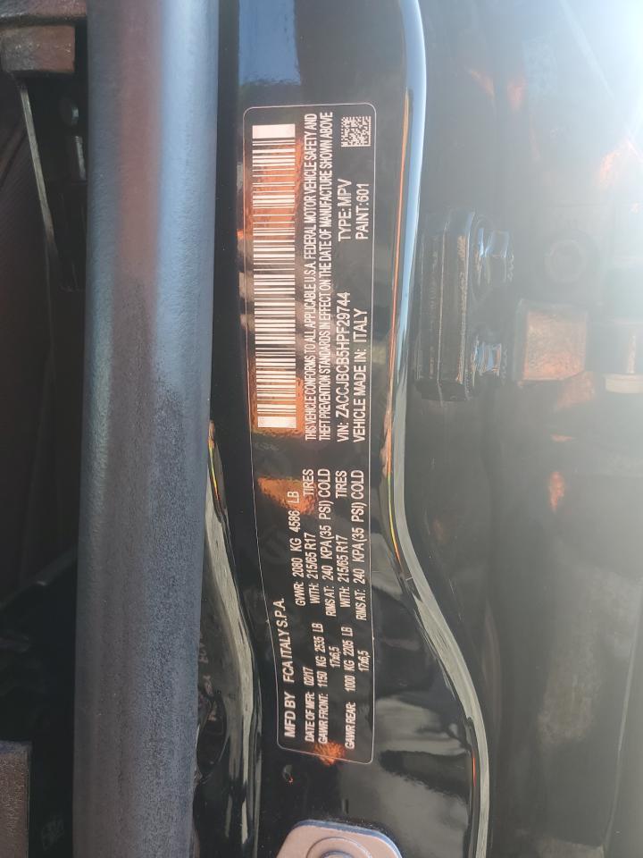 2017 Jeep Renegade Trailhawk VIN: ZACCJBCB5HPF29744 Lot: 71613215