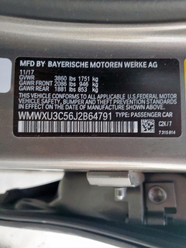 2018 Mini Cooper S VIN: WMWXU3C56J2B64791 Lot: 81216725