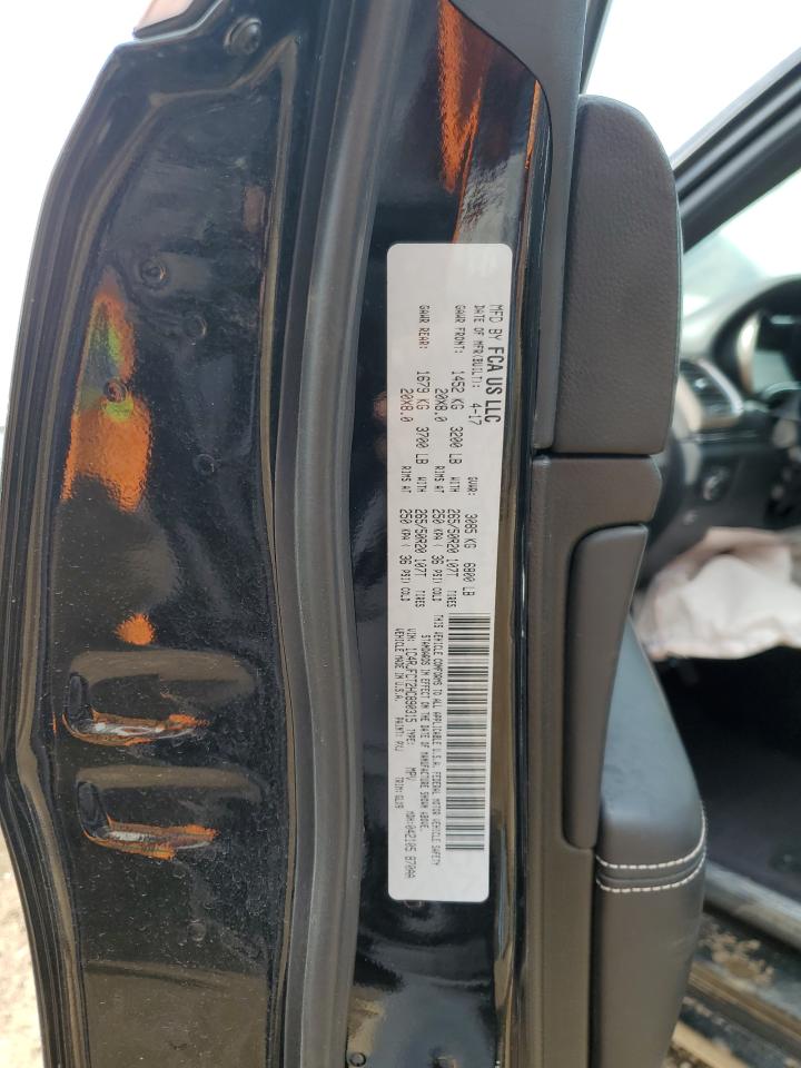 2017 Jeep Grand Cherokee Overland VIN: 1C4RJFCT2HC890315 Lot: 80259245