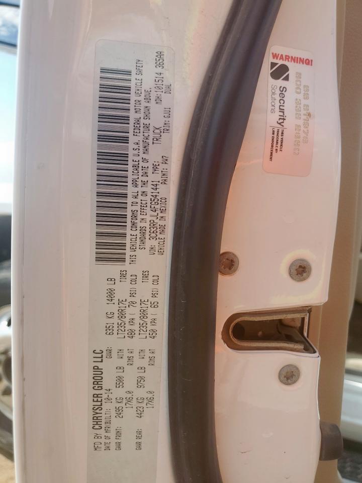 2015 Ram 3500 Laramie VIN: 3C63RPJL4FG541441 Lot: 81258675