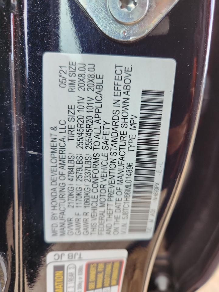 2021 Acura Rdx A-Spec VIN: 5J8TC1H66ML014896 Lot: 83793275