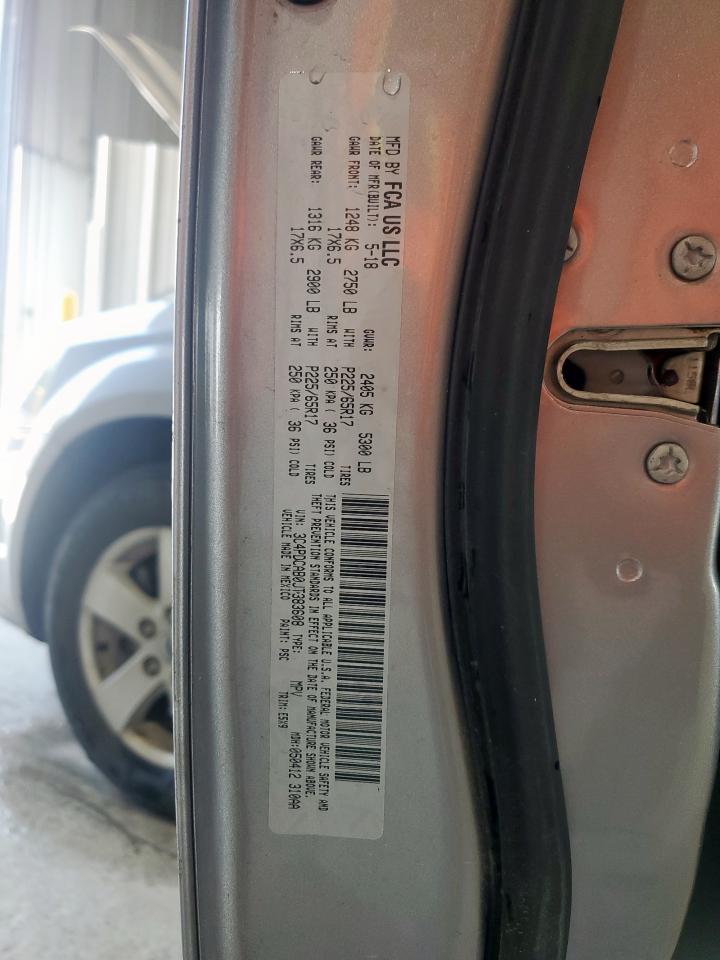 2018 Dodge Journey Se VIN: 3C4PDCAB0JT383608 Lot: 71583915