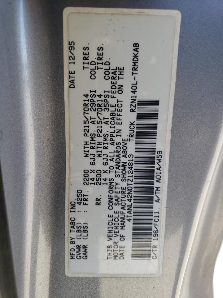 1996 Toyota Tacoma VIN: 4TANL42N0TZ124813 Lot: 80964195