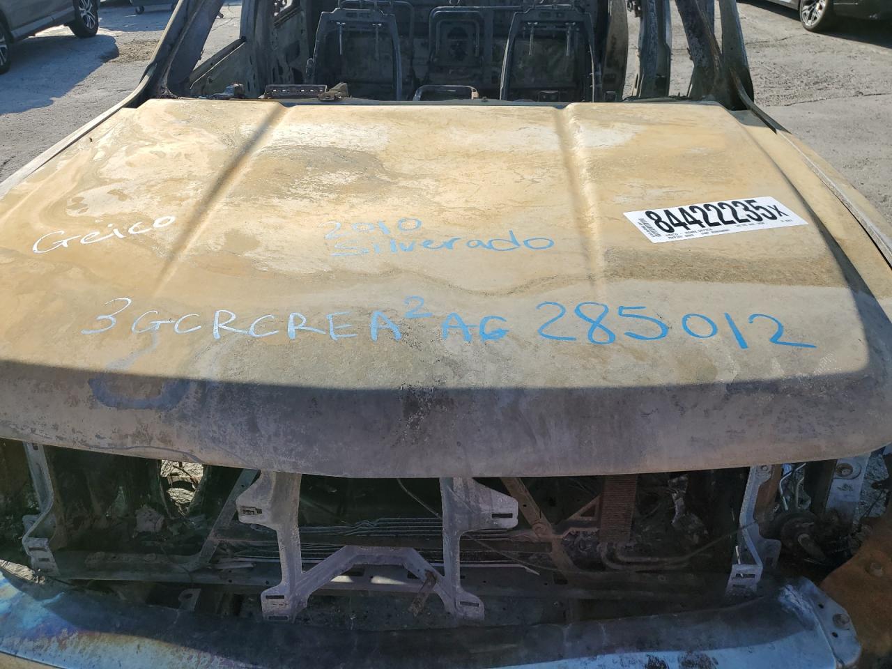 2010 Chevrolet Silverado C1500 Ls VIN: 3GCRCREA2AG285012 Lot: 84422235