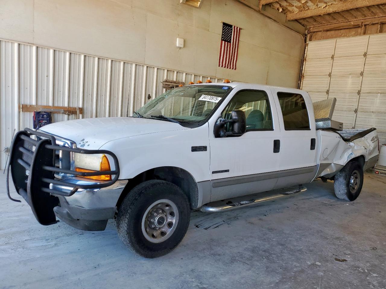 2001 Ford F250 Super Duty white null diesel 1FTNW21F41EC99354 photo #1