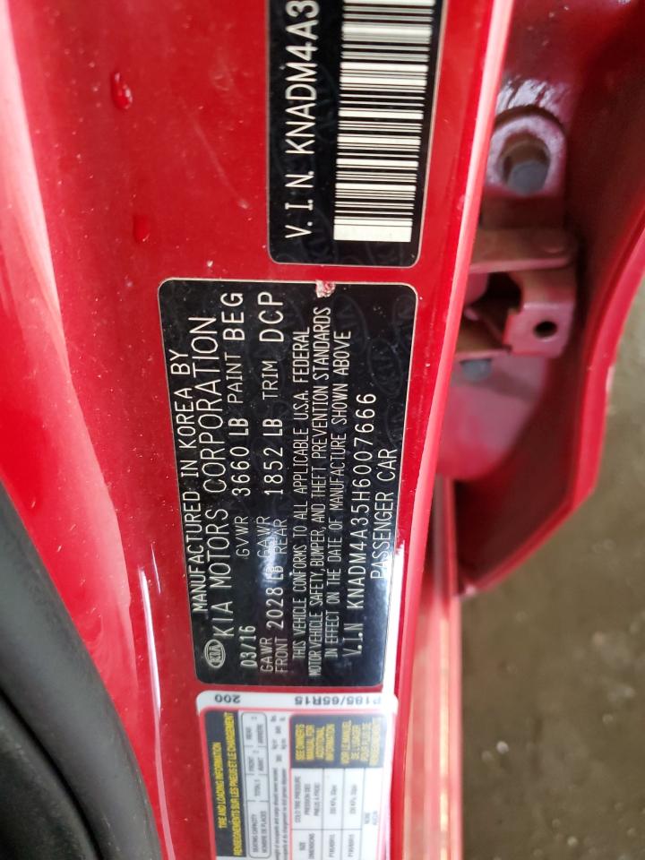 2017 Kia Rio Lx VIN: KNADM4A35H6007666 Lot: 84393615