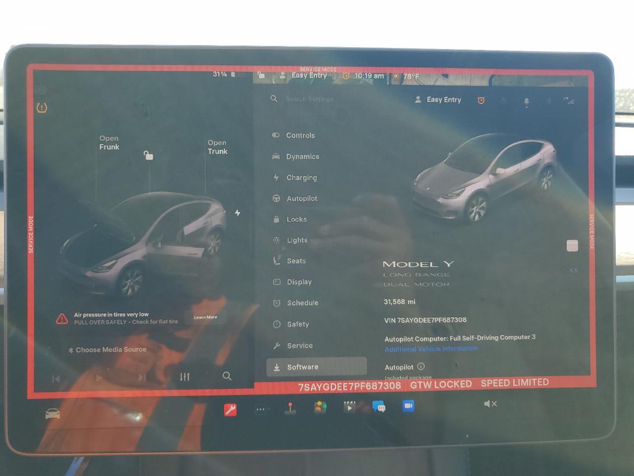 2023 Tesla Model Y VIN: 7SAYGDEE7PF687308 Lot: 80574435