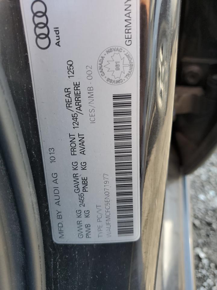 2014 Audi A6 Premium Plus VIN: WAUFMCFC5EN071977 Lot: 80517665