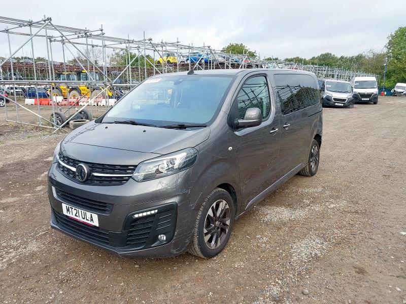 2021 VAUXHALL VIVARO LIFE ELITE S/S AUT  for sale at Copart ROCHFORD