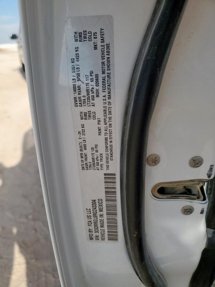 2024 Ram 3500 Tradesman VIN: 3C63RRGL6RG243304 Lot: 80321545