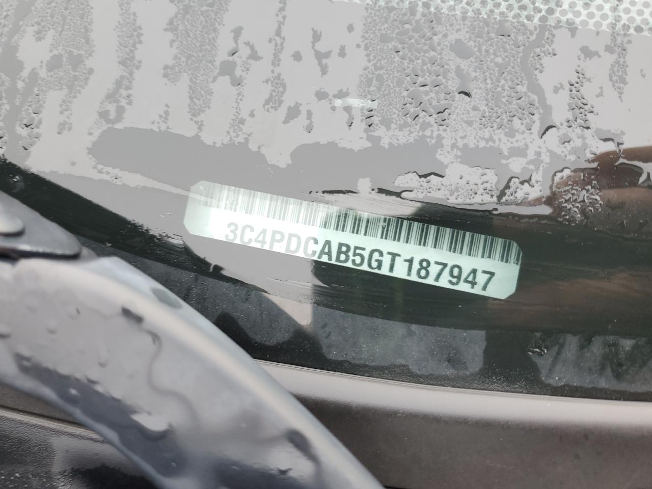 2016 Dodge Journey Se VIN: 3C4PDCAB5GT187947 Lot: 81629055