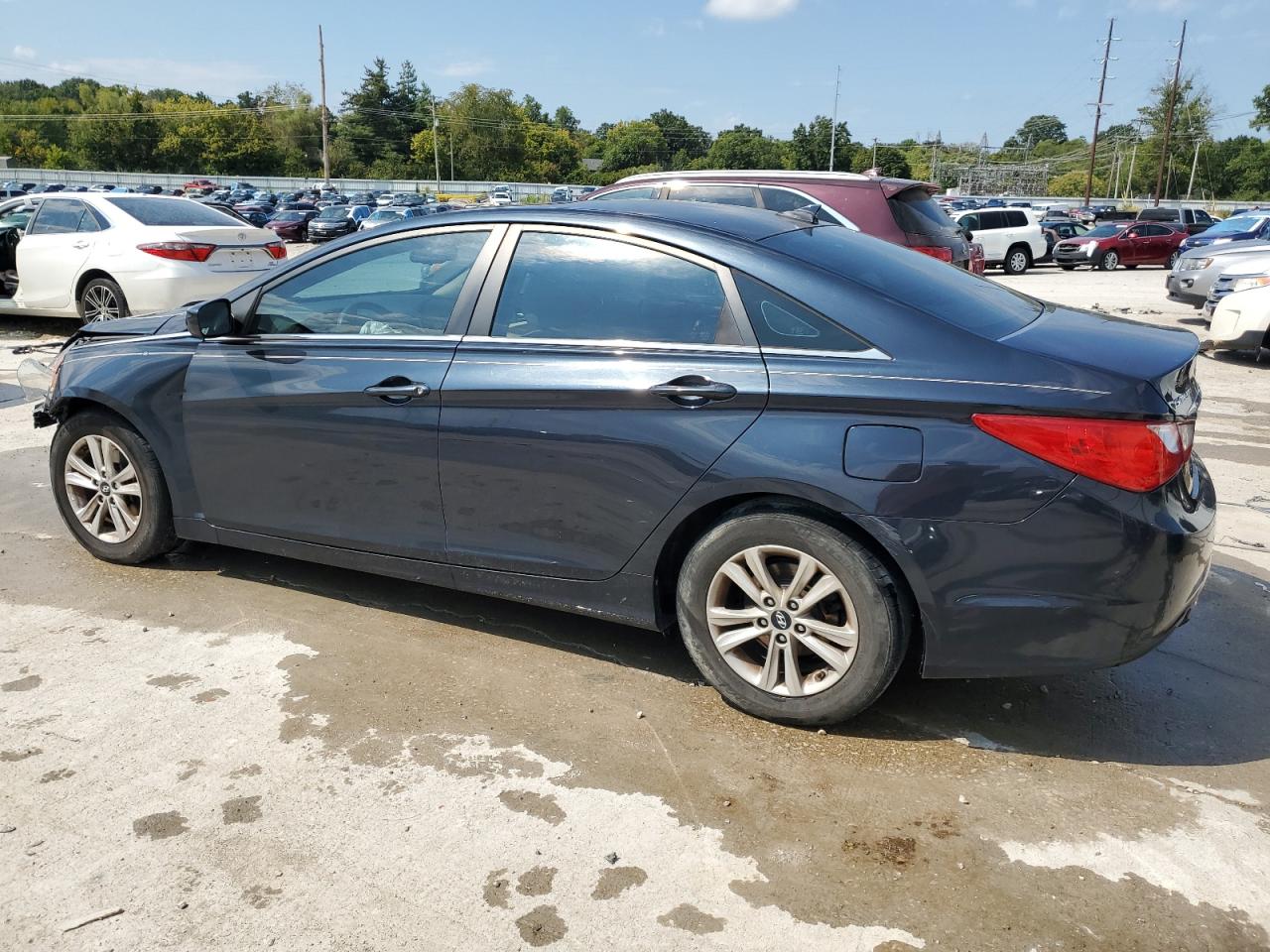 2013 Hyundai Sonata Gls blue null gas 5NPEB4AC6DH557424 photo #3