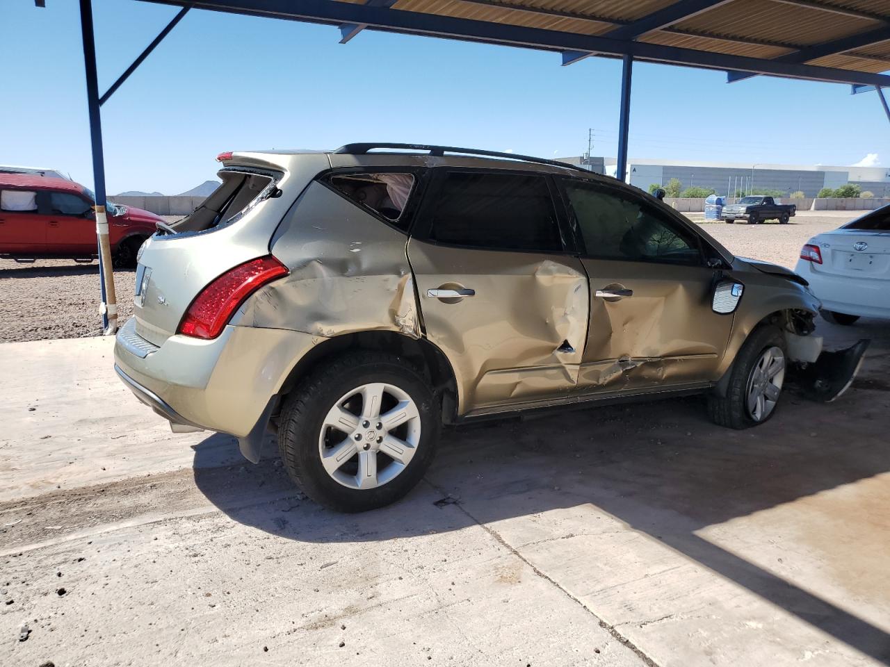2006 Nissan Murano Sl gold null gas JN8AZ08T06W422112 photo #4