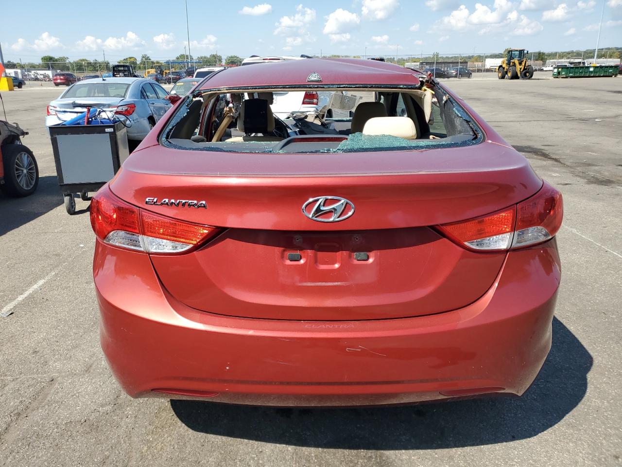 2012 Hyundai Elantra Gls VIN: KMHDH4AE5CU393580 Lot: 80104535